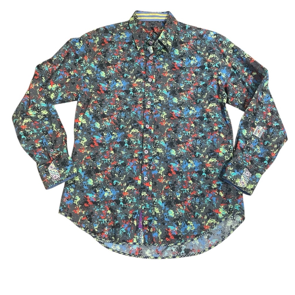 Robert Graham Paint Splatter Shirt